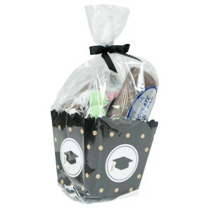 Bluebird Mini Graduation chocolate basket